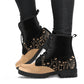 Mushroom Garden Black Women's Vegan Leather Combat Boots