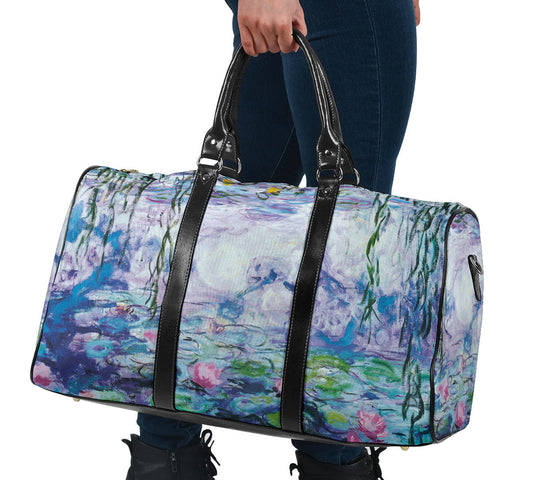 Monet Lilies Women's Travel Bag