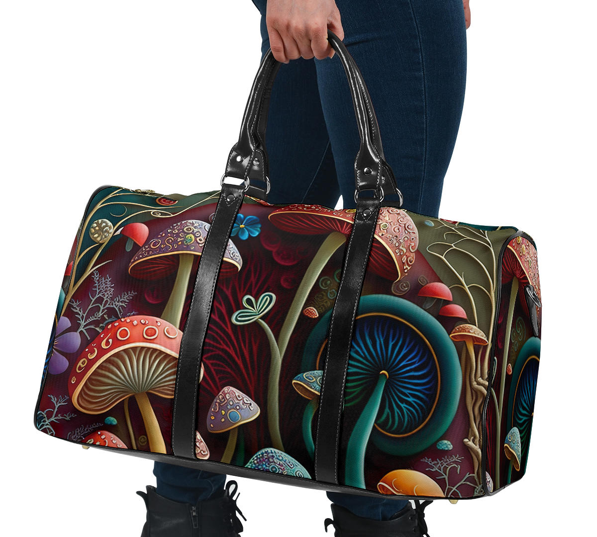 Abstract Mushroom Women's Travel Bag