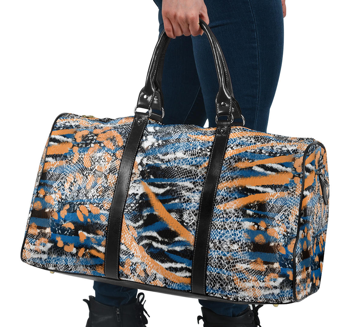 Exotic Stripes Women's Travel Bag