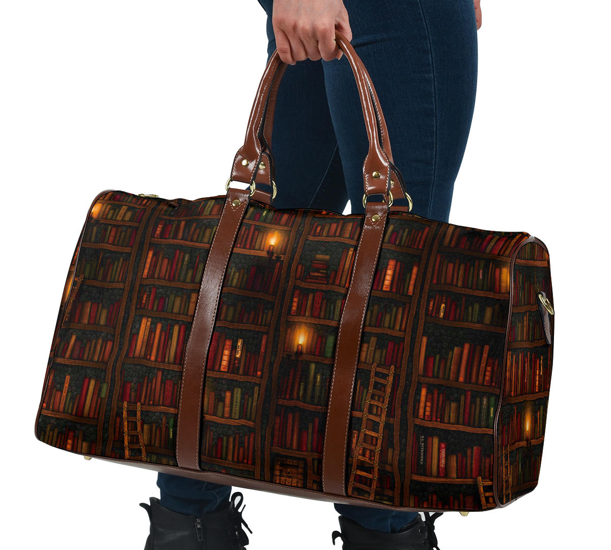 Library Book Loverm Women's Travel Bag