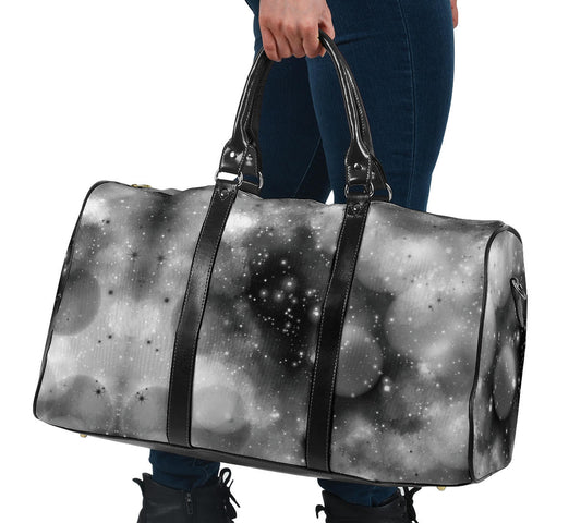 Monochrome Galaxy Digital Women Travel Bag