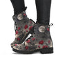 Dark Floral Moon Women's Vegan Leather Boots