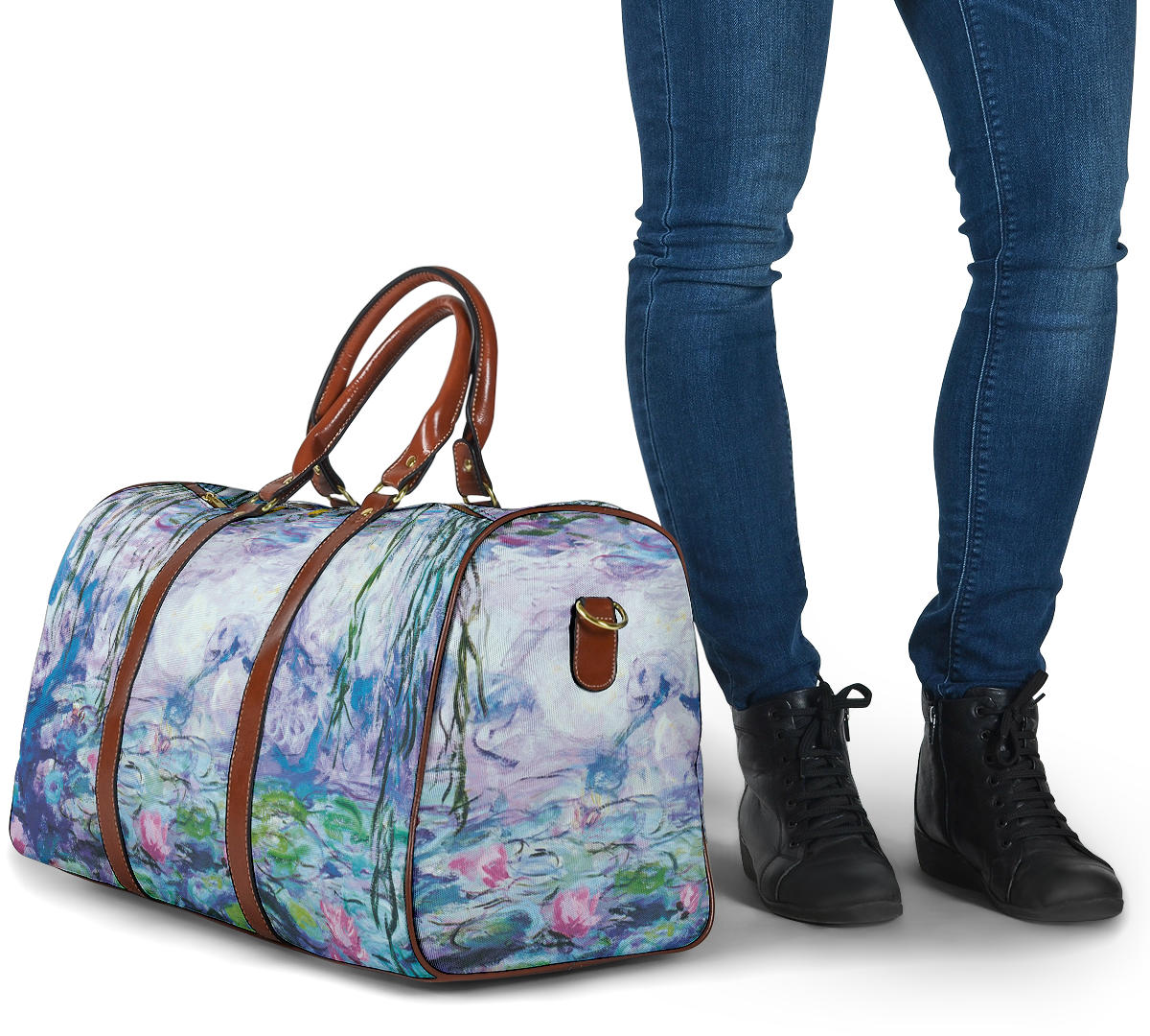 Monet Lilies Women's Travel Bag