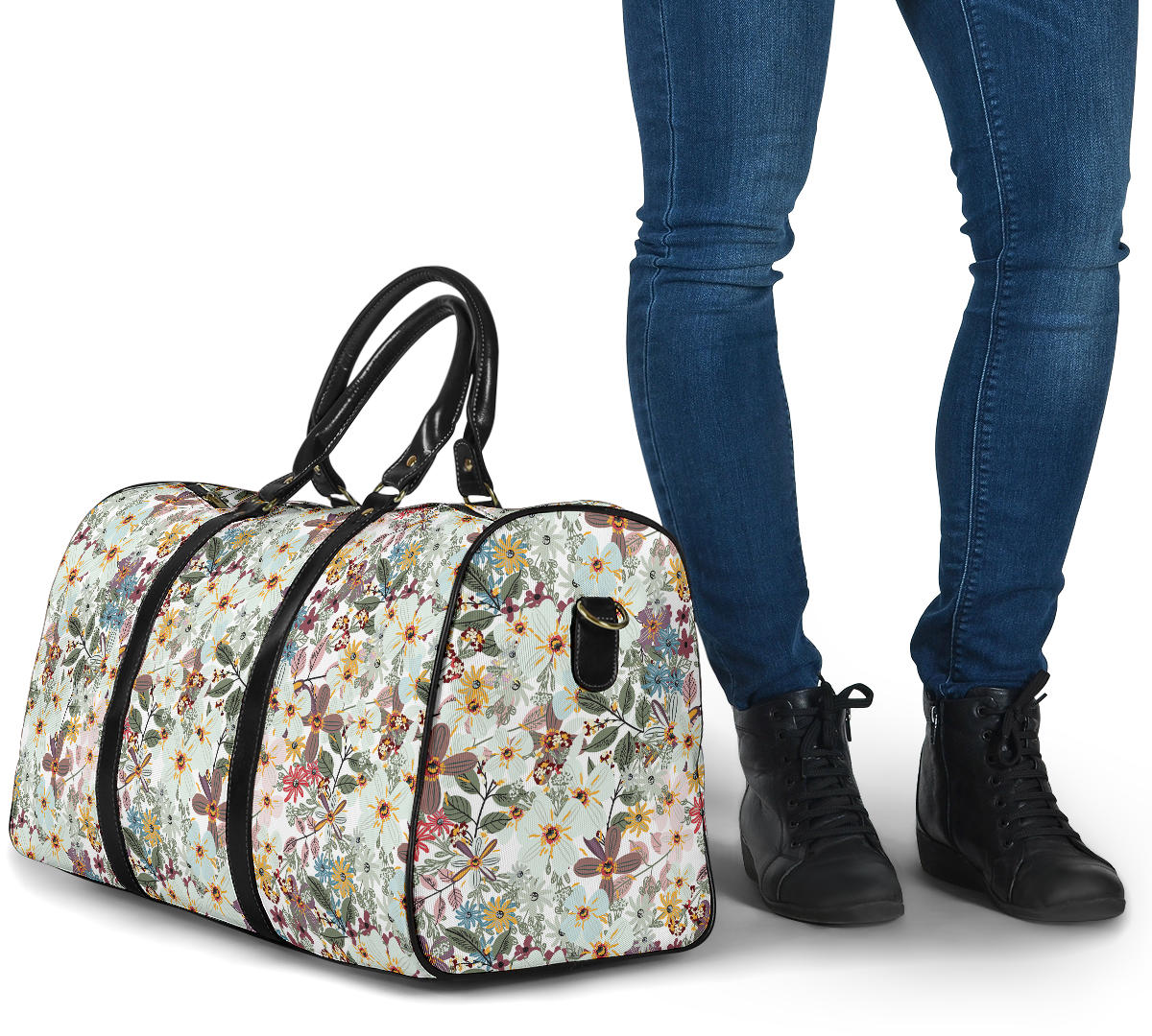 Beautiful Floral Women's Travel Bag