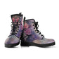 Vintage Dark Gothic Roses Women's Vegan Leather Combat Boots