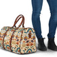 Boho Rainbow and Trippy Mushrooms Women's Travel Bag