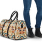 Boho Rainbow and Trippy Mushrooms Women's Travel Bag