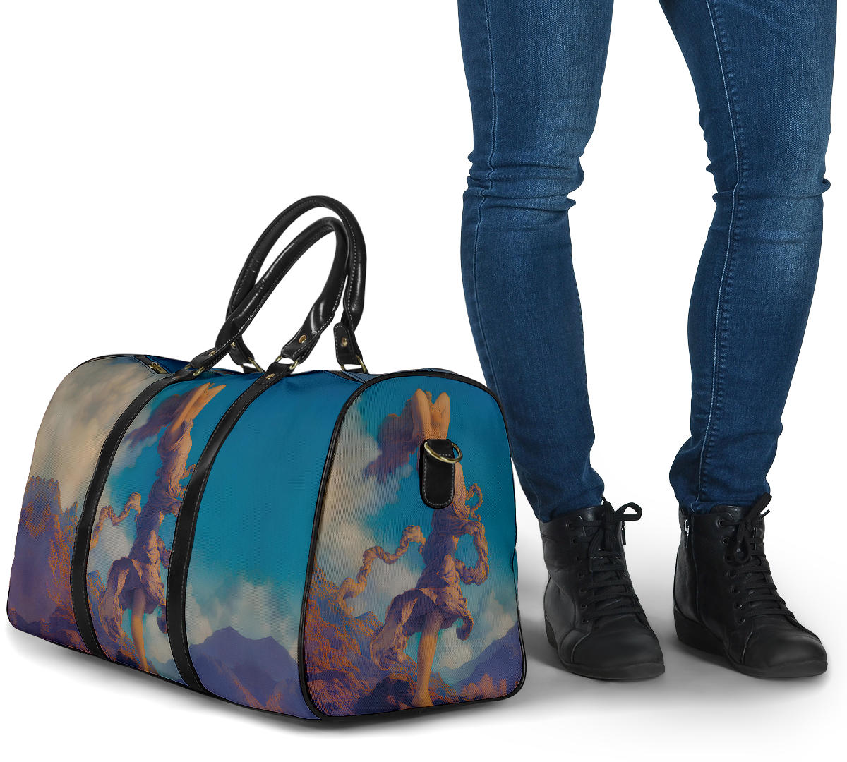 Ecstasy by Maxfield Parrish Women's Travel Bag