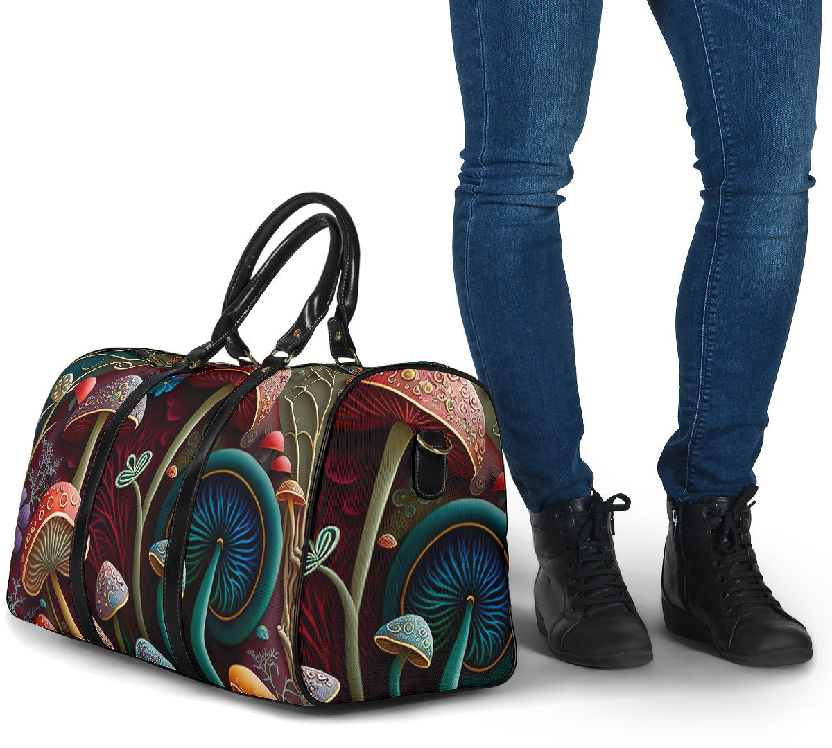 Abstract Mushroom Women's Travel Bag