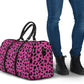 Hot Pink Leopard Women's Travel Bag