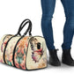 Watercolor Butterfly Floral Women's Travel Bag