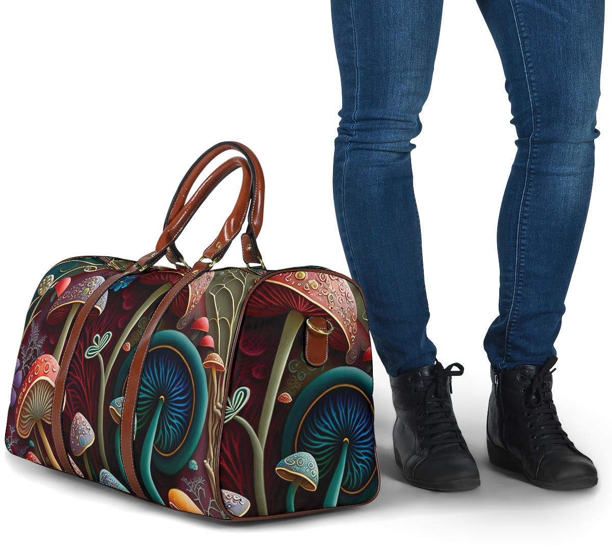 Abstract Mushroom Women's Travel Bag