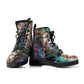 Alice in Wonderland Women's Vegan Leather Combat Boots