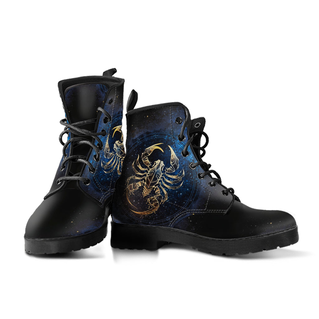 Scorpio Zodiac Women's Vegan Leather Boots