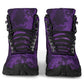 Purple Victorian Pattern Women's Alpine Boots