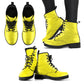 Lemon Yellow Women Vegan Leather Boots