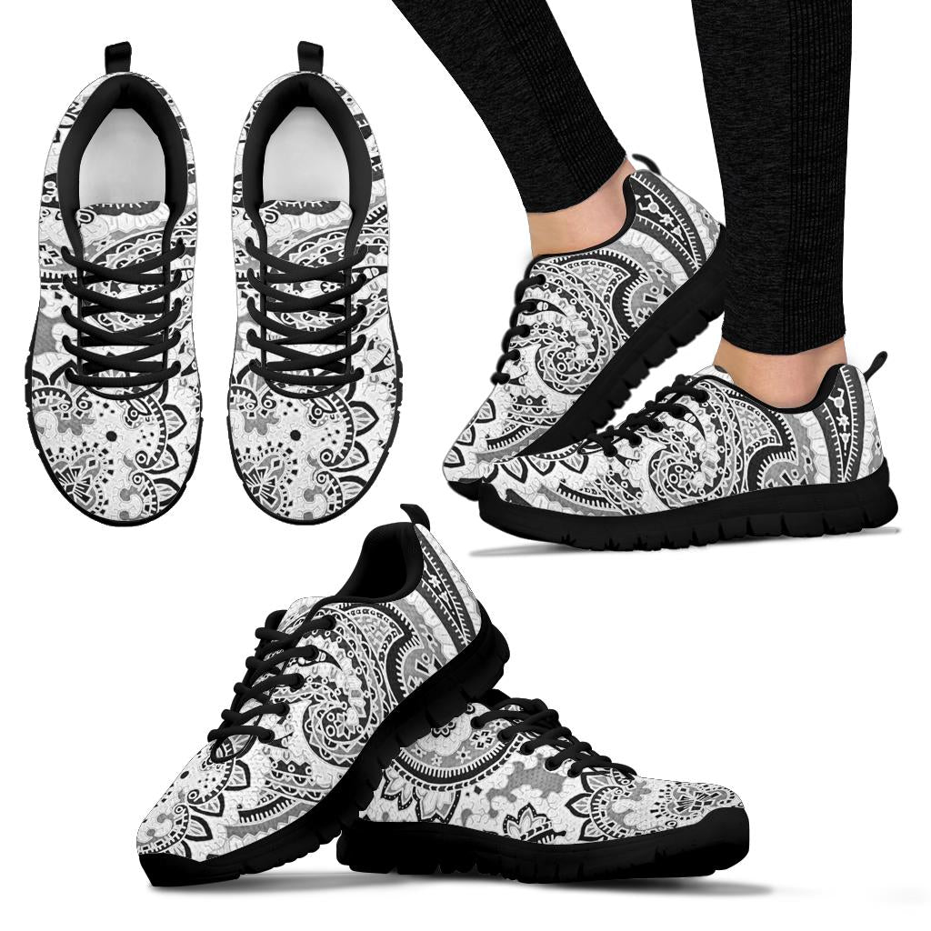 Paisley Pattern Festival Women Sneakers Shoes