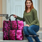 Vibrant Pink Petal Women's Travel Bag