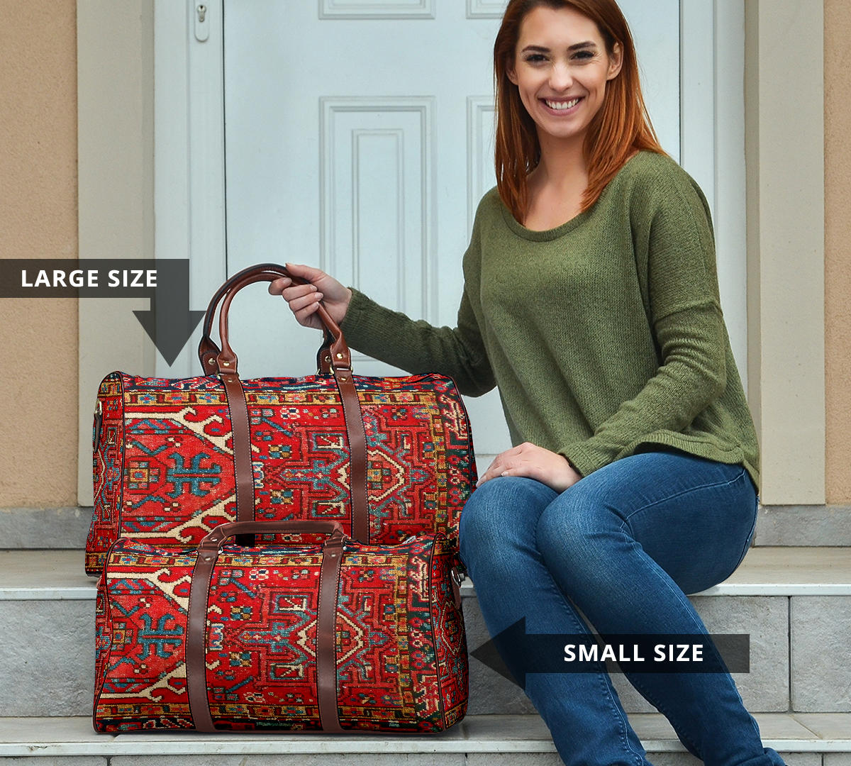 My Grandma Old Carpet Women's Travel Bags