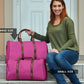 Hot Pink Women's Travel Bag