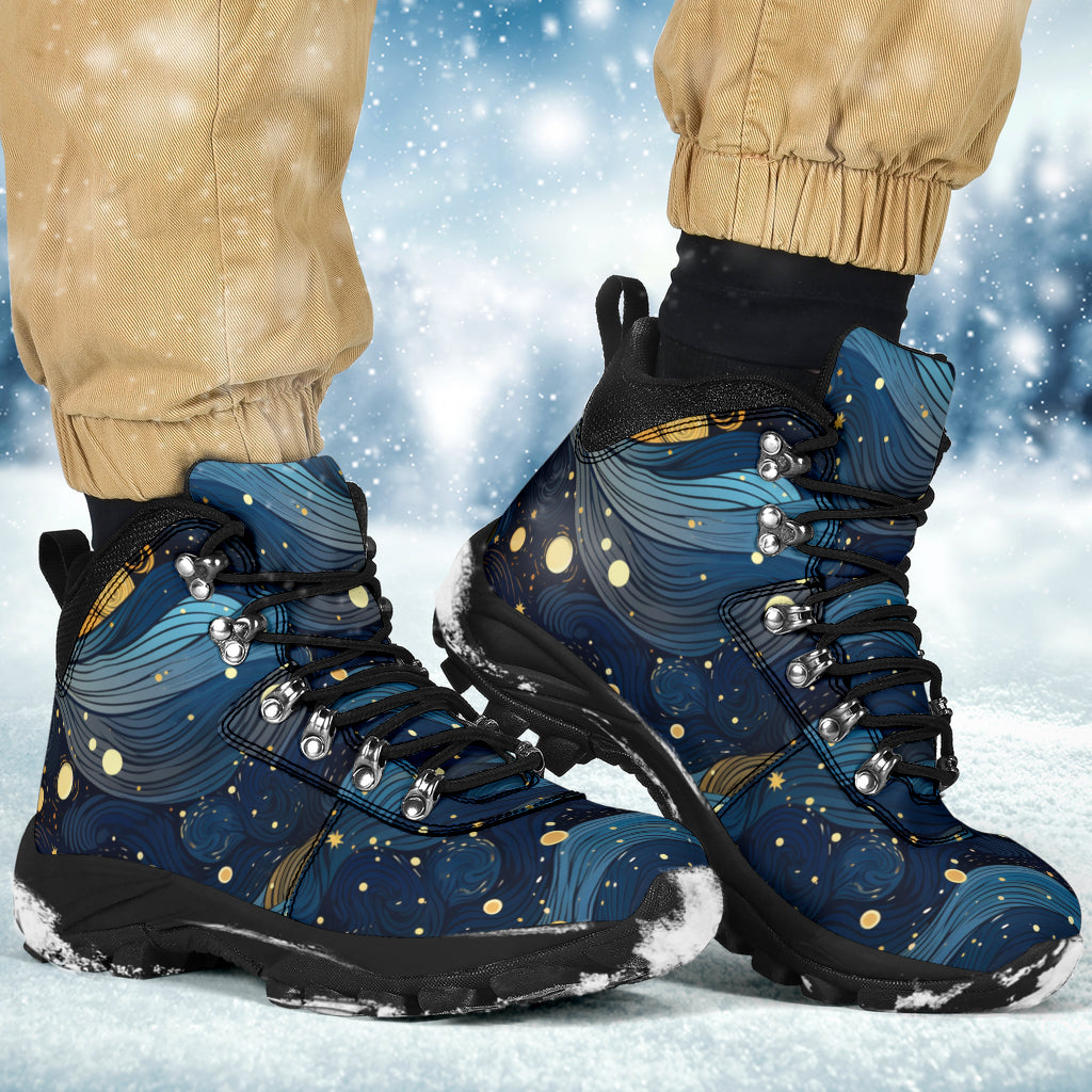 Starry Night Galaxy Women's Alpine Boots