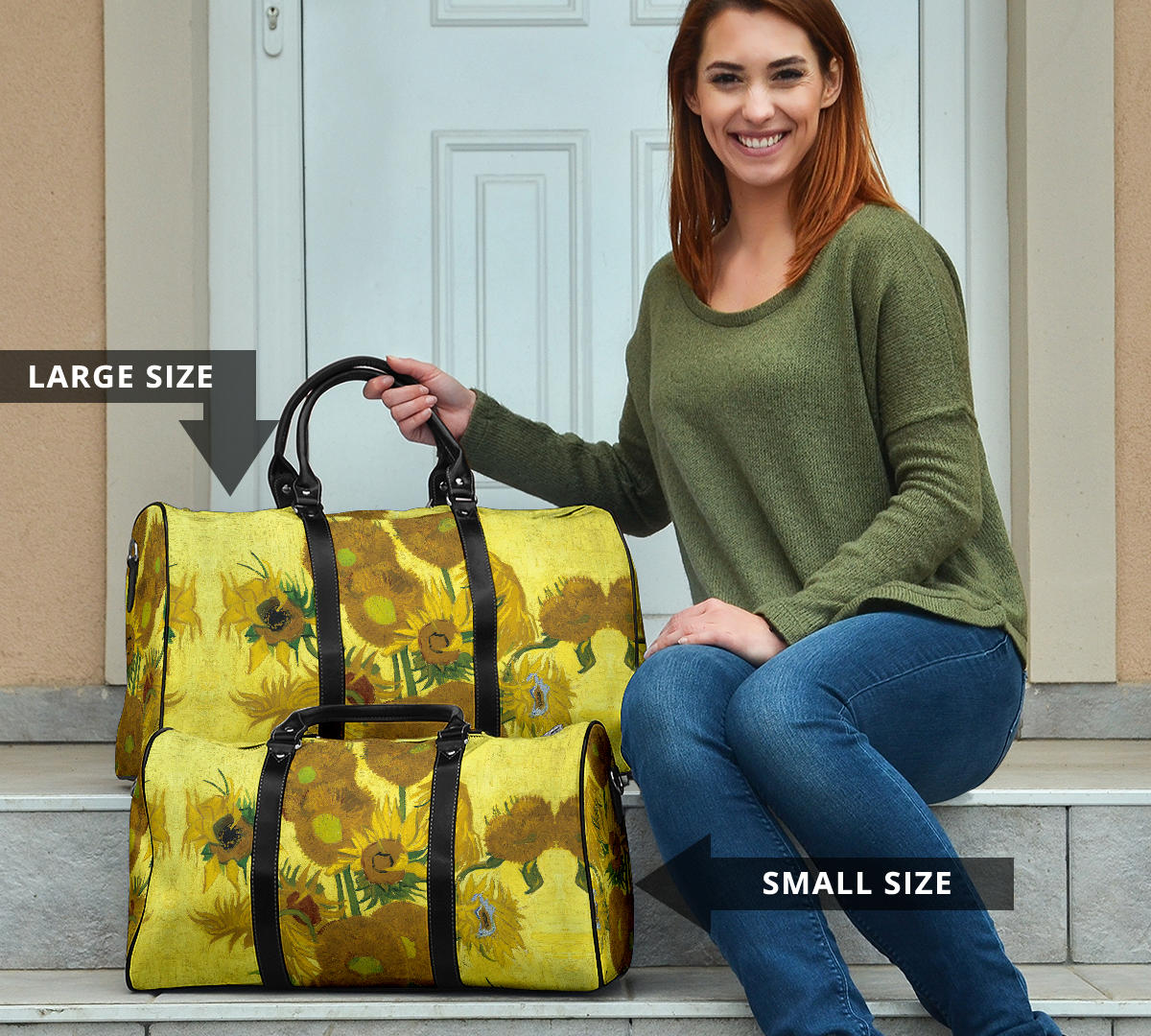 Van Gogh Sunflower Women's Travel Bag