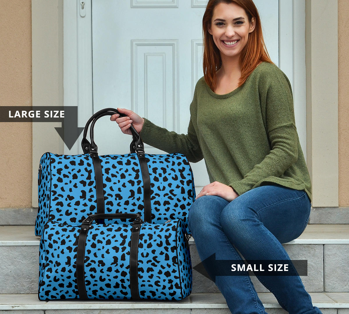 Sky Blue Women's Travel Bag