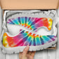 White Tie Dye Women's Athletic Sneakers Shoes