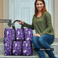 Purple Bandana Paisley Women's Travel Bag