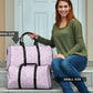 Pink Butterfly Women's Travel Bag