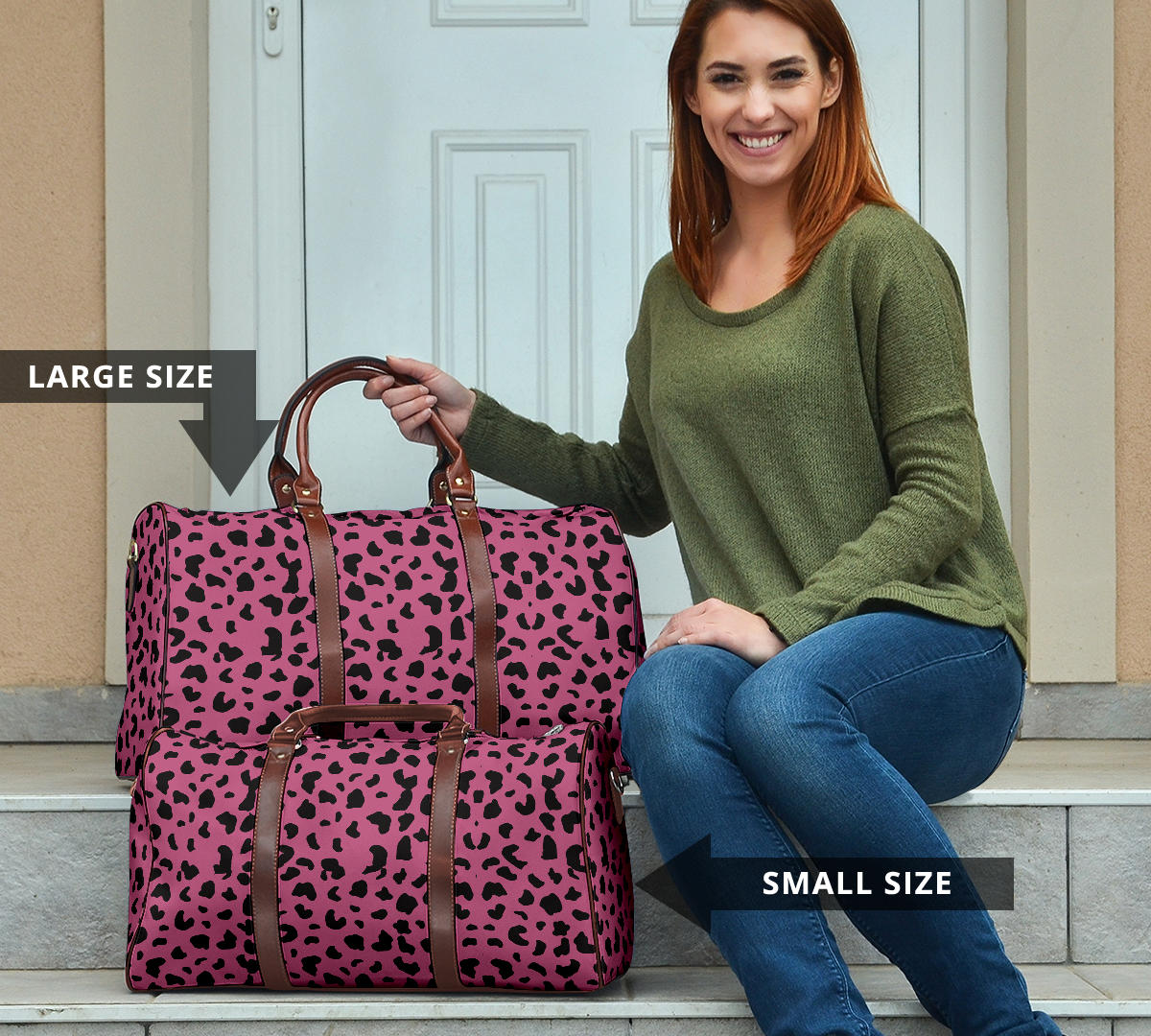 Muted Rose Women's Travel Bag