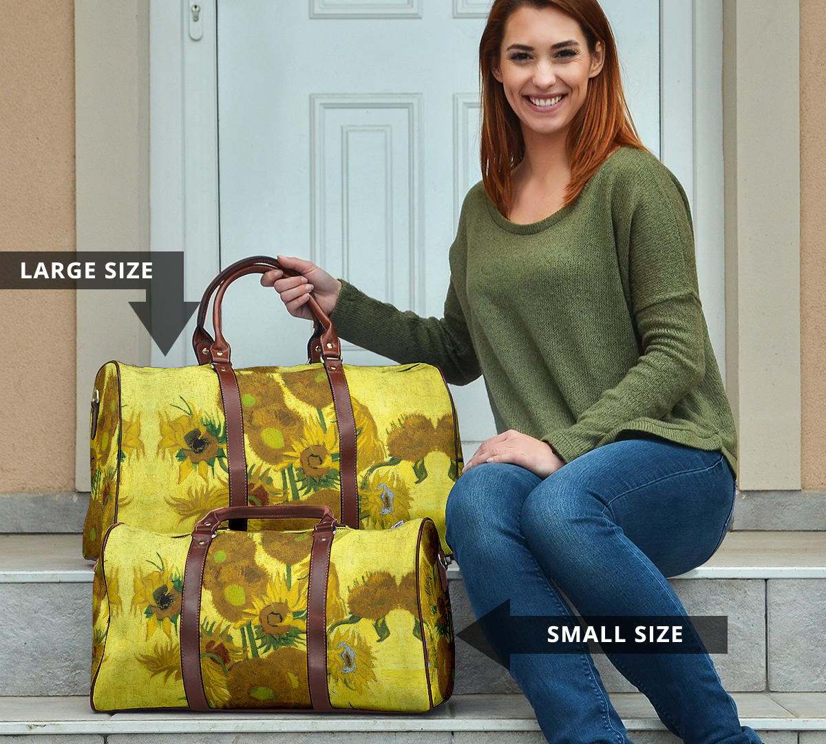 Van Gogh Sunflower Women's Travel Bag