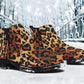 Leopard Pop Art Suede Boots