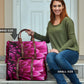 Vibrant Pink Petal Women's Travel Bag