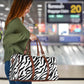 Zebra Stripe Women's Travel Bag