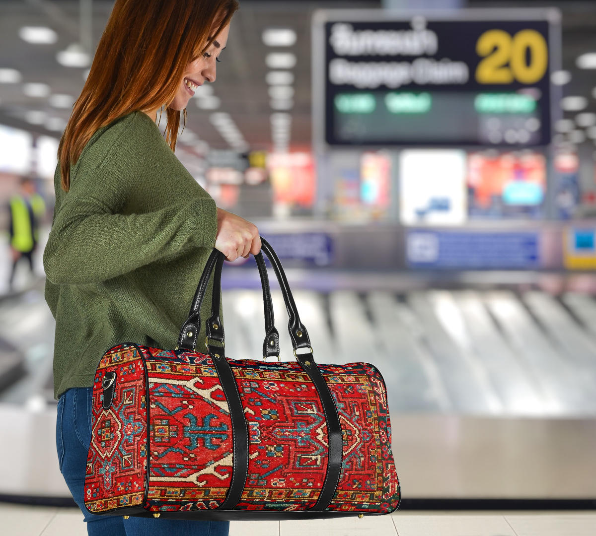 My Grandma Old Carpet Women's Travel Bags