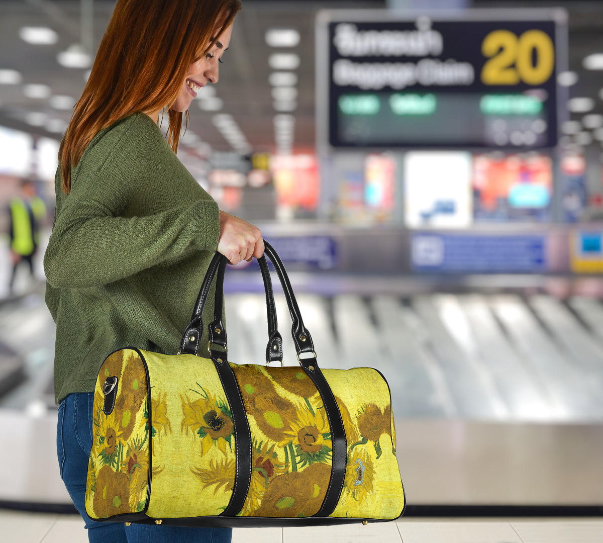 Van Gogh Sunflower Women's Travel Bag