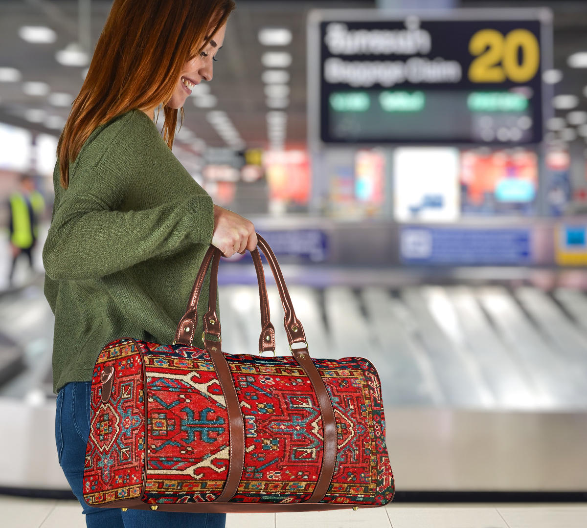 My Grandma Old Carpet Women's Travel Bags