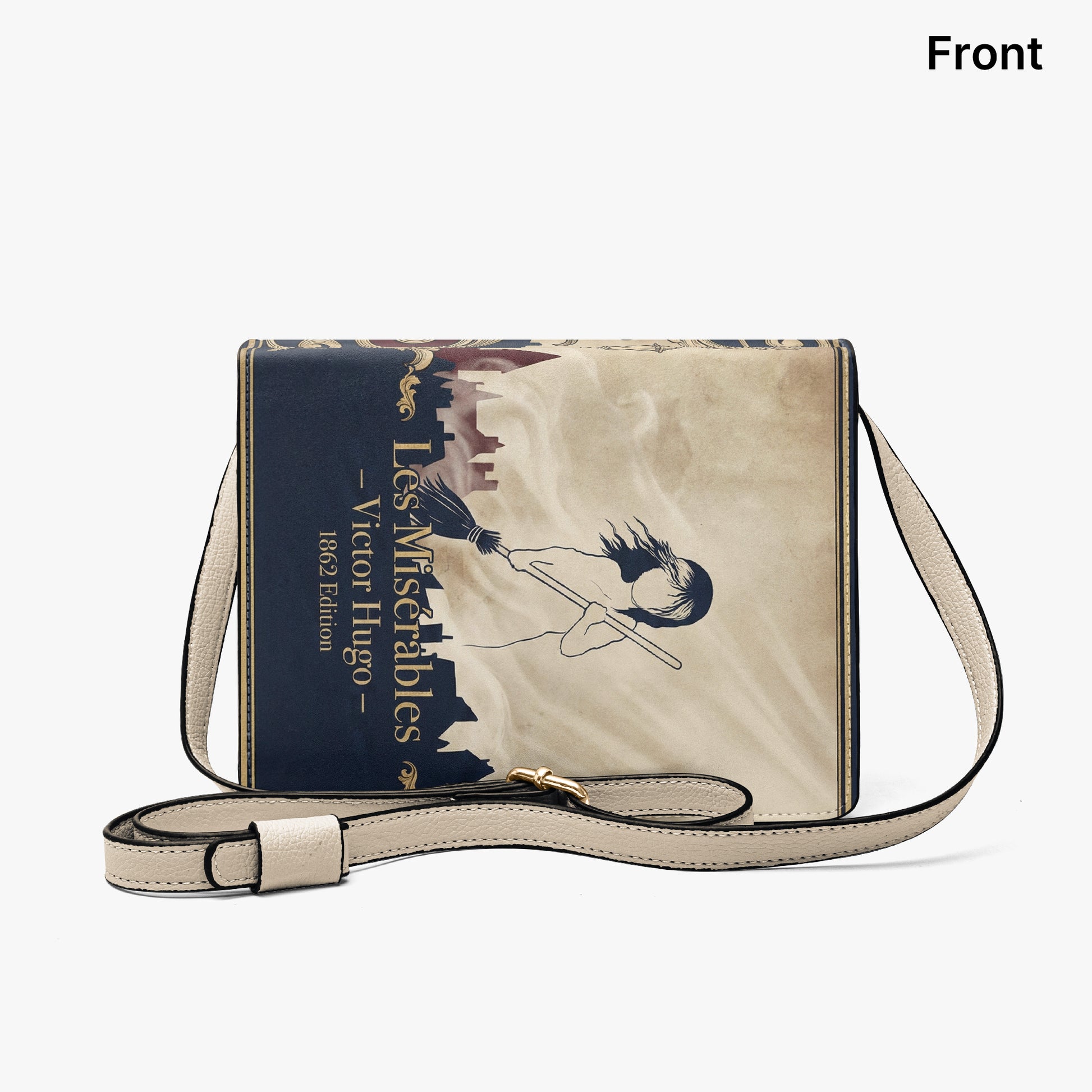 les miserables victor hugo book lovers gift crossbody bag – Sole Design Studio