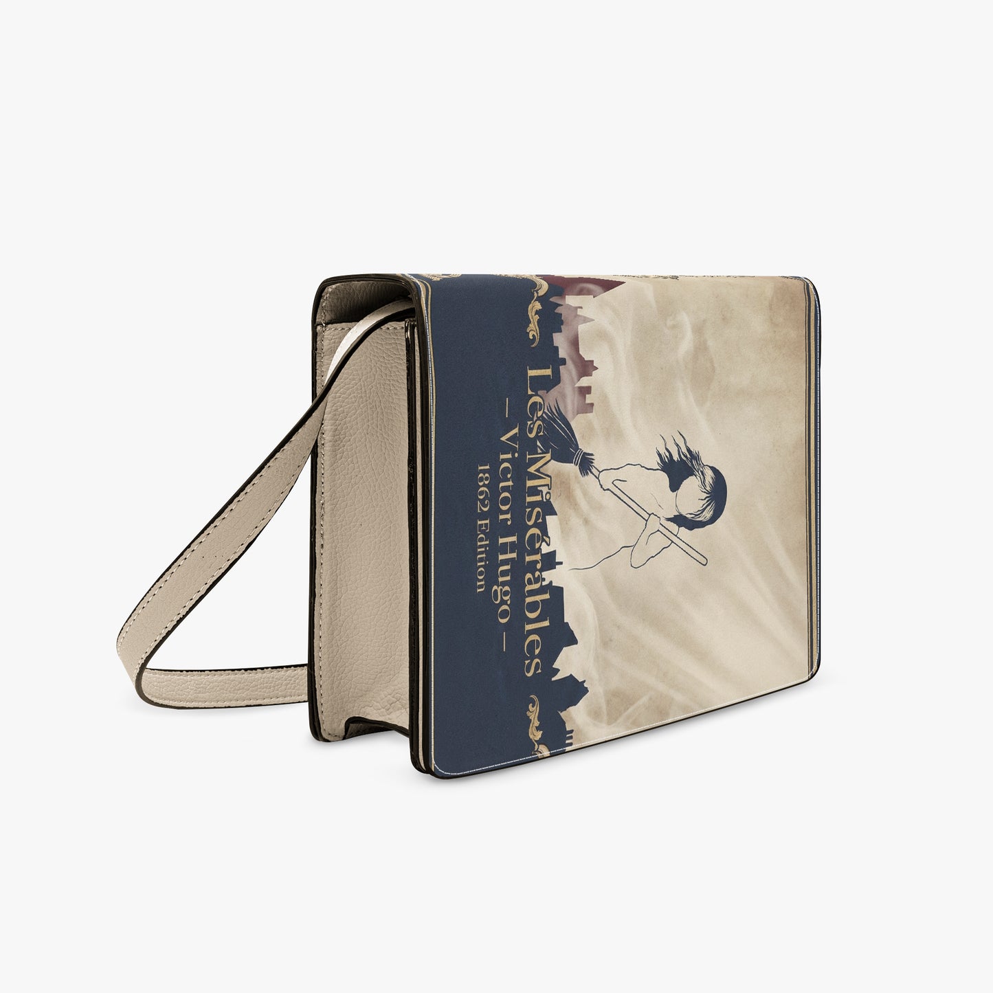 les miserables victor hugo women's literary handbag vegan leather – Sole Design Studio