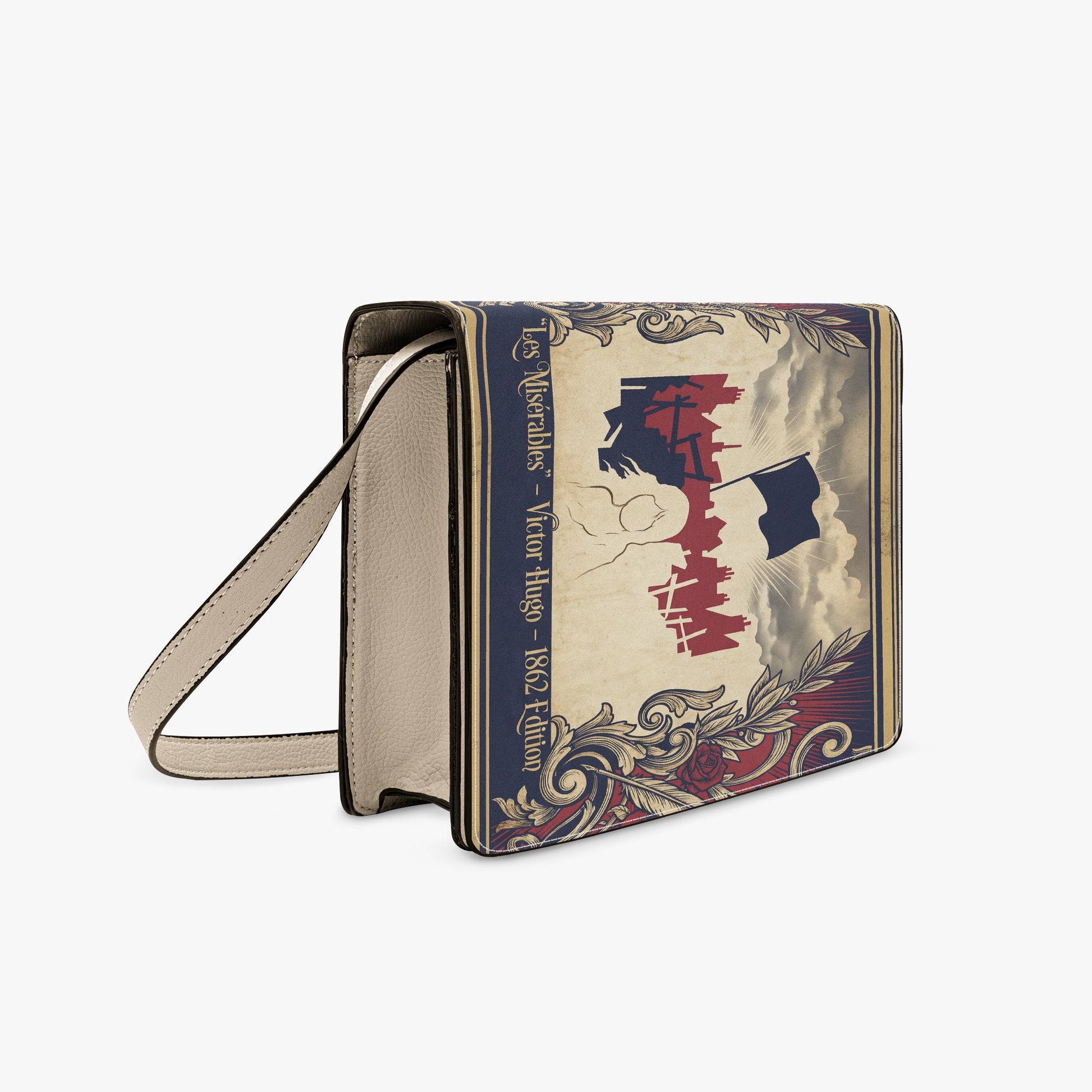 les miserables victor hugo women's literary handbag vegan leather – Sole Design Studio