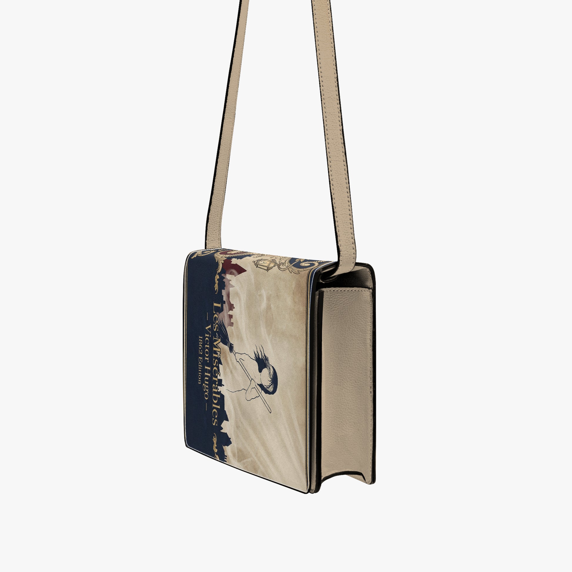 les miserables victor hugo women's literary handbag vegan leather – Sole Design Studio