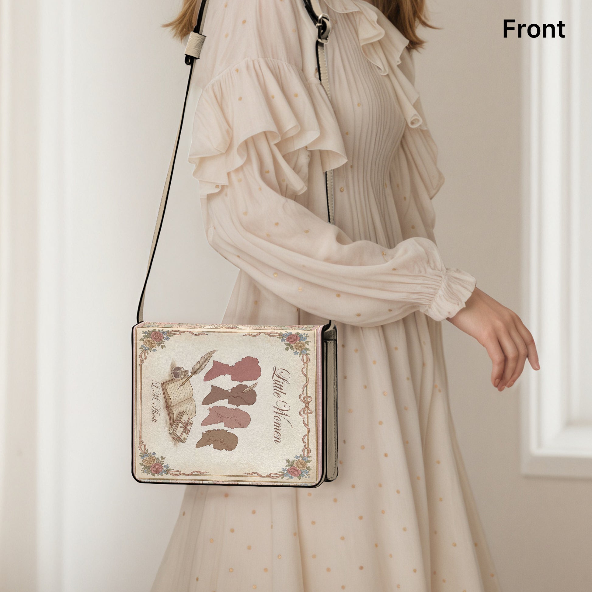 little women louisa may alcott literary crossbody bag for women – Sole Design Studio