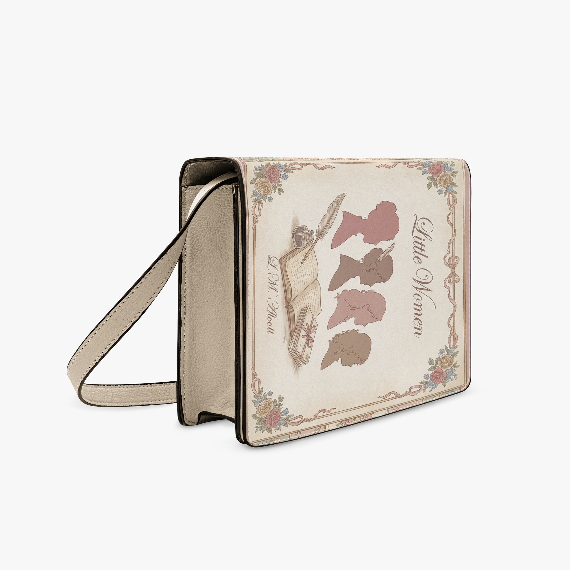 little women louisa may alcott women's literary handbag vegan leather – Sole Design Studio
