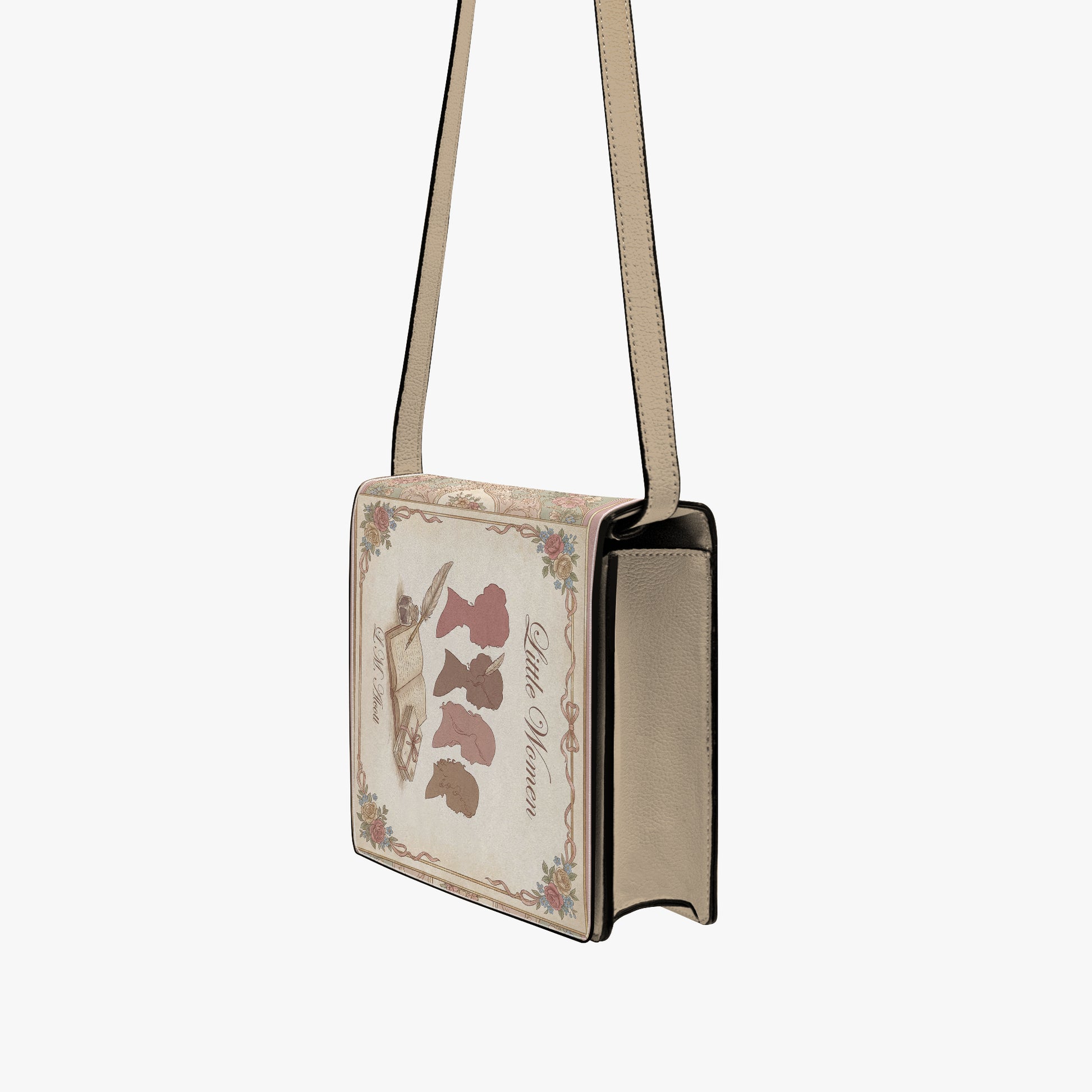 little women louisa may alcott women's literary handbag vegan leather – Sole Design Studio