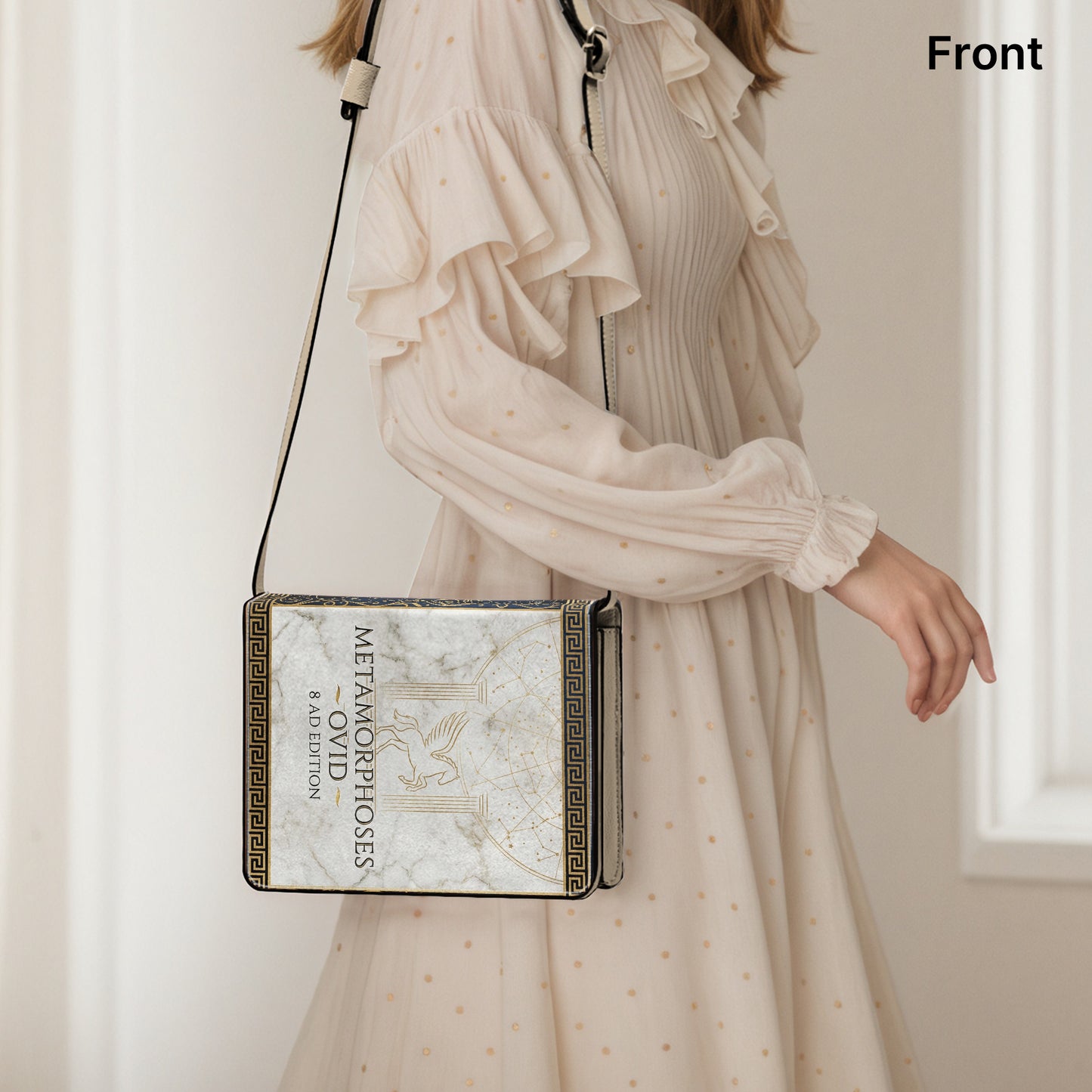 metamorphoses ovid mythology literary crossbody bag for women – Sole Design Studio