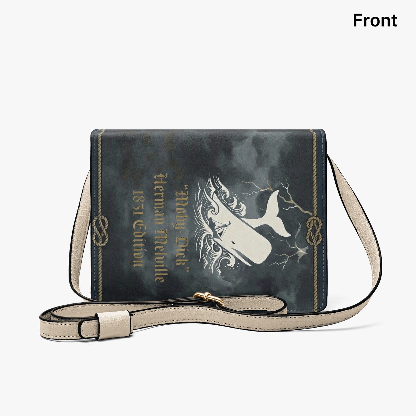 moby dick herman melville book lovers gift crossbody bag – Sole Design Studio