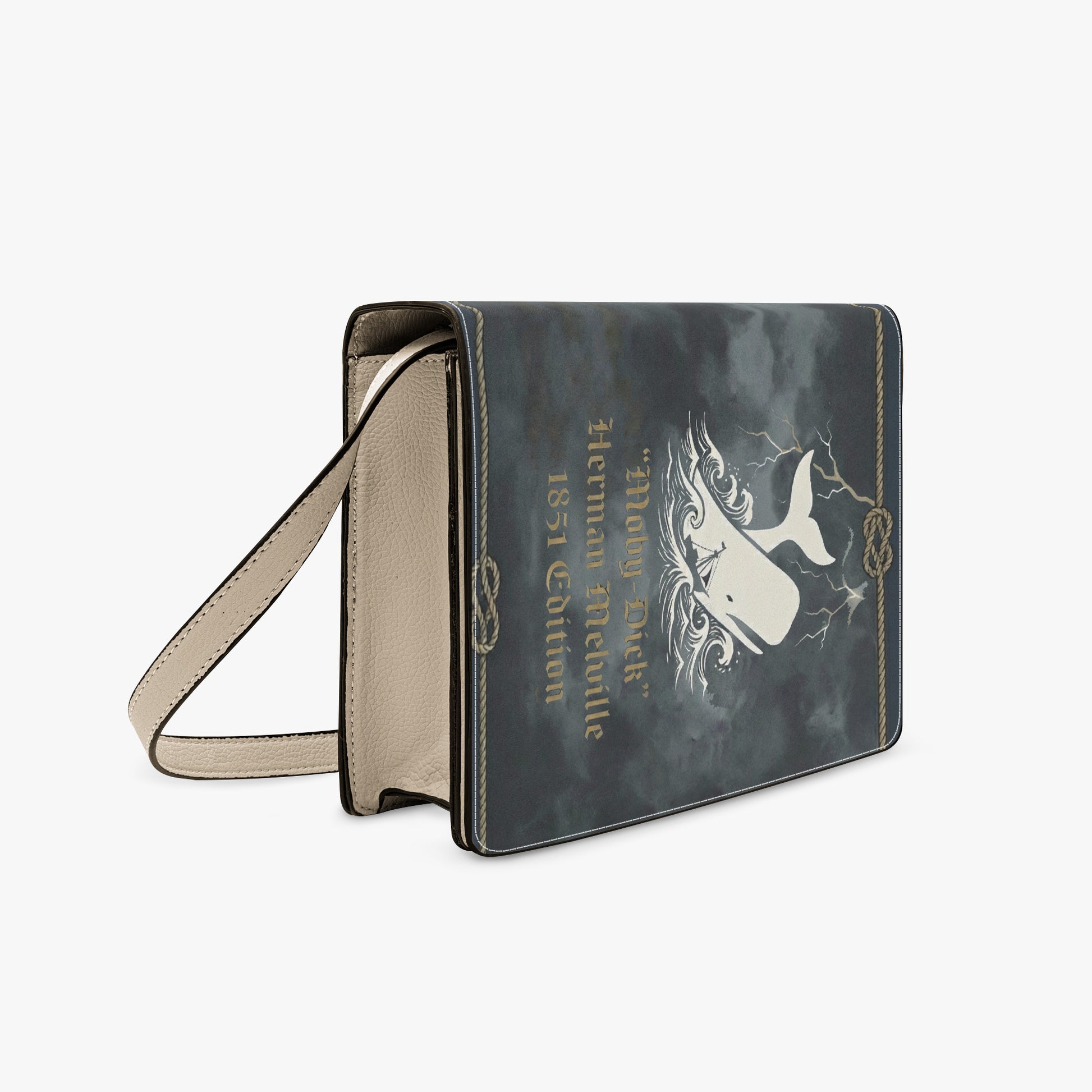 moby dick herman melville women's literary handbag vegan leather – Sole Design Studio