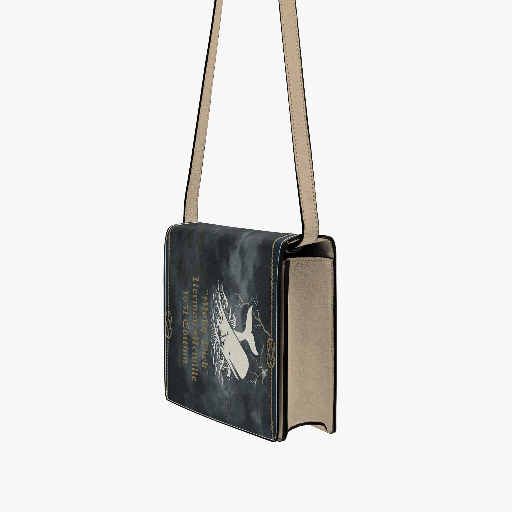 moby dick herman melville women's literary handbag vegan leather – Sole Design Studio